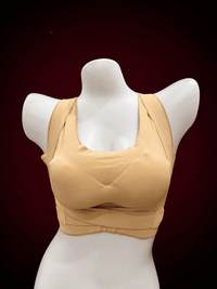 Full Coverage Wireless Comfort Bra – Wide Strap Everyday Bra with Contrast Trim
