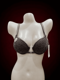 Floral Lace Padded Push-Up Bra & Panty Set – Matching Underwired Lingerie Set
