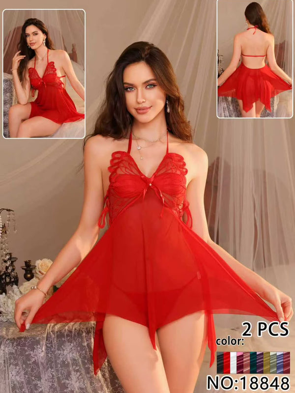 Allure Lace Babydoll Set
