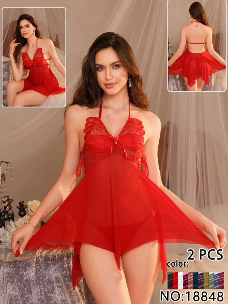 Allure Lace Babydoll Set