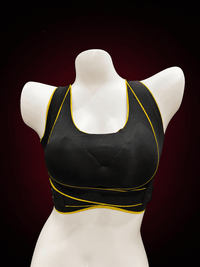 Full Coverage Wireless Comfort Bra – Wide Strap Everyday Bra with Contrast Trim