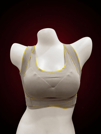 Full Coverage Wireless Comfort Bra – Wide Strap Everyday Bra with Contrast Trim